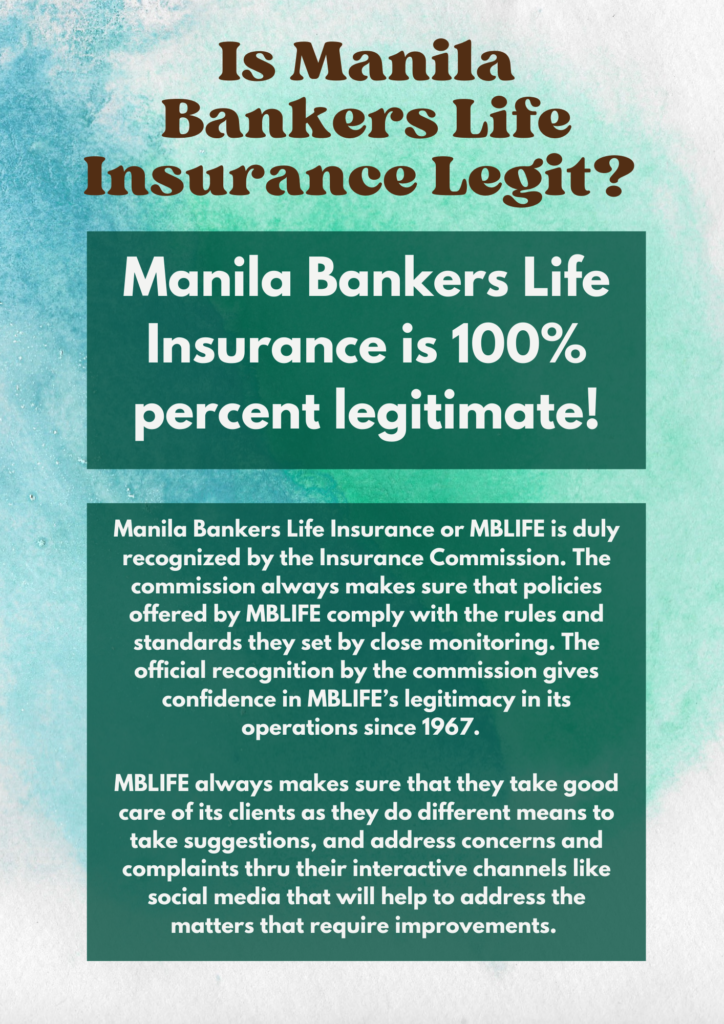 Is Manila Bankers Life Legit? Manila Bankers Life Insurance is 100% Legitimate